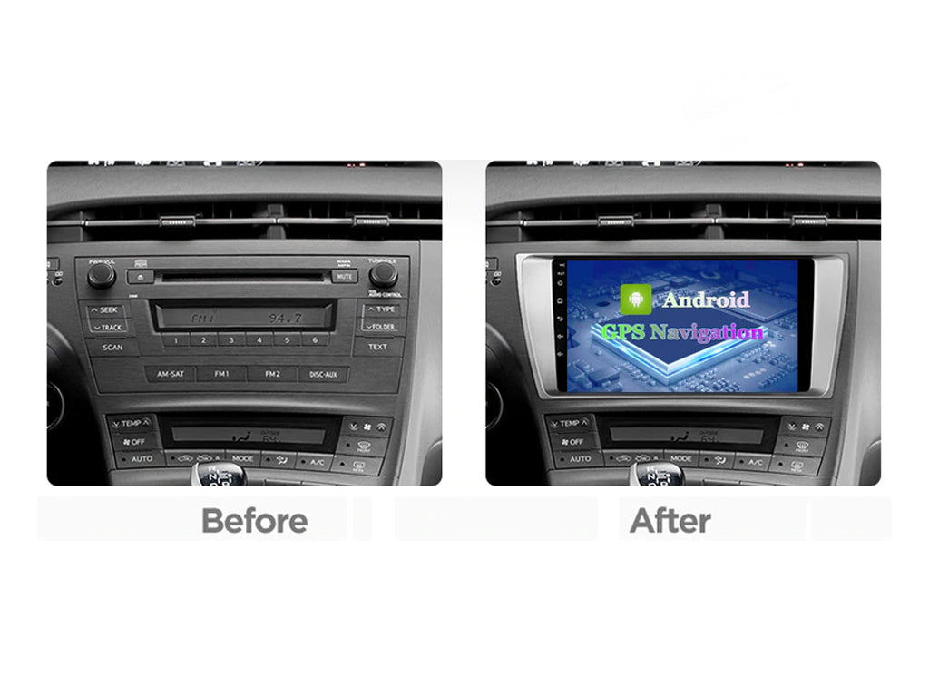 For Toyota Prius 2009 - 2015 Android Car Stereo Wireless CarPlay Android Auto