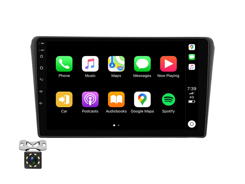 For Toyota Avensis 2002 - 2008 Android Car Stereo Wireless CarPlay Android Auto - Black