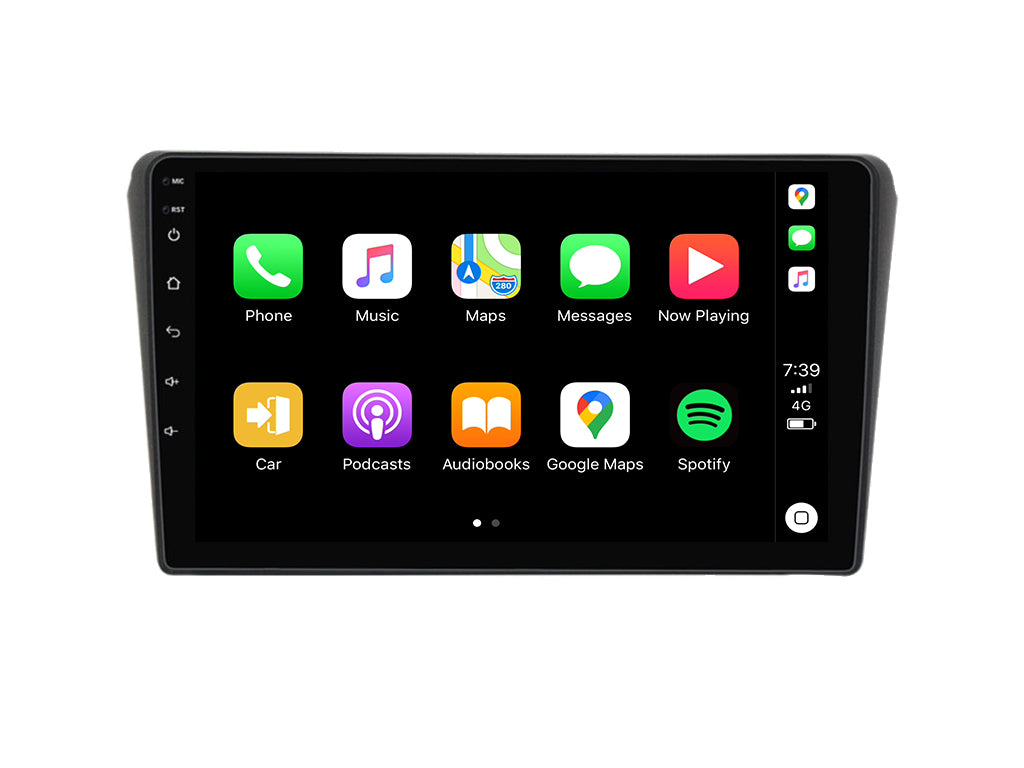 For Toyota Avensis 2002 - 2008 Android Car Stereo Wireless CarPlay Android Auto - Black
