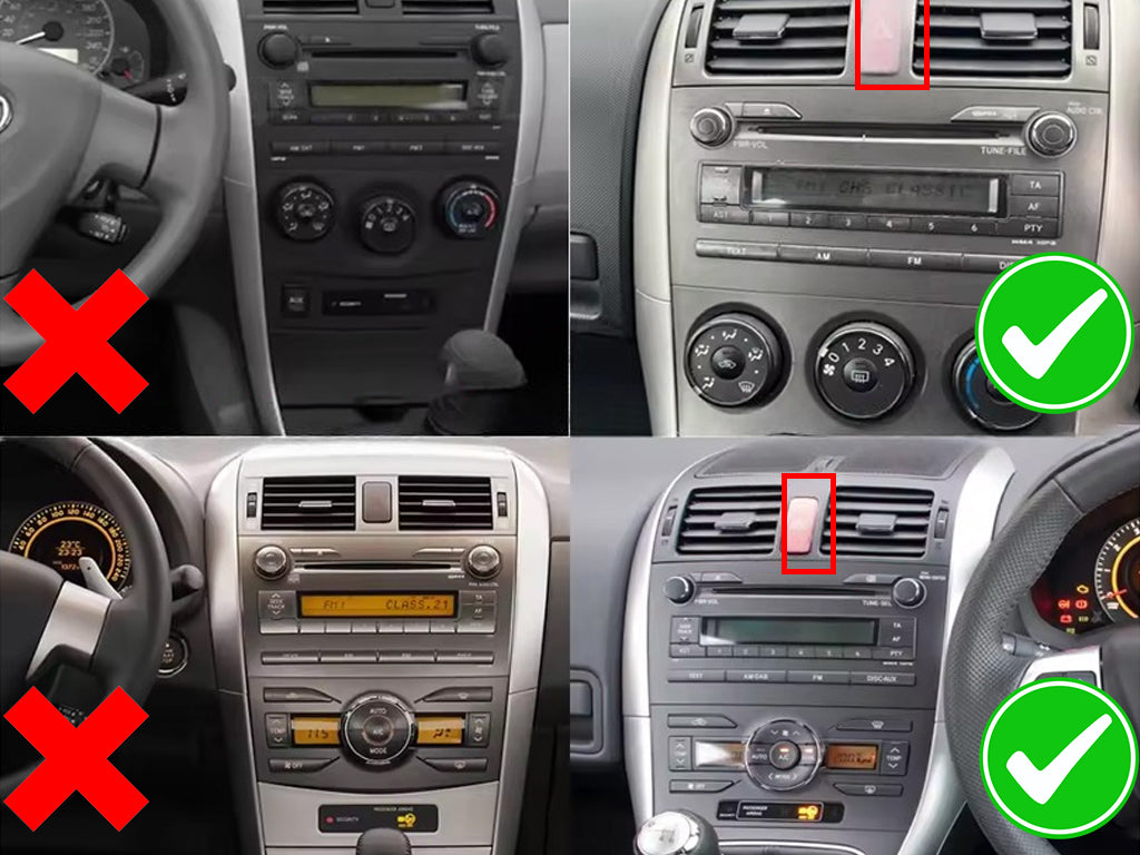 For 2006 - 2012 Toyota Corolla Auris Blade CarPlay Android Auto Stereo