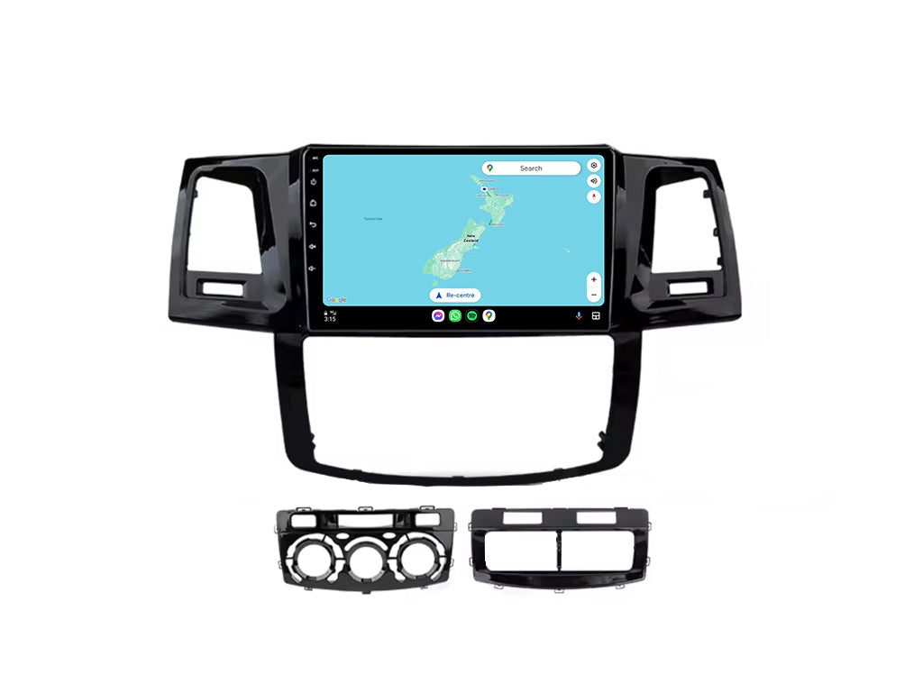For Toyota Hilux 2008 - 2015 Wireless CarPlay Android Auto Headunit Set