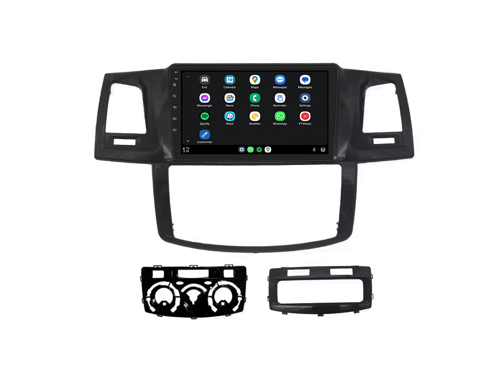 For Toyota Hilux 2005 - 2008 Wireless CarPlay Android Auto Headunit Set