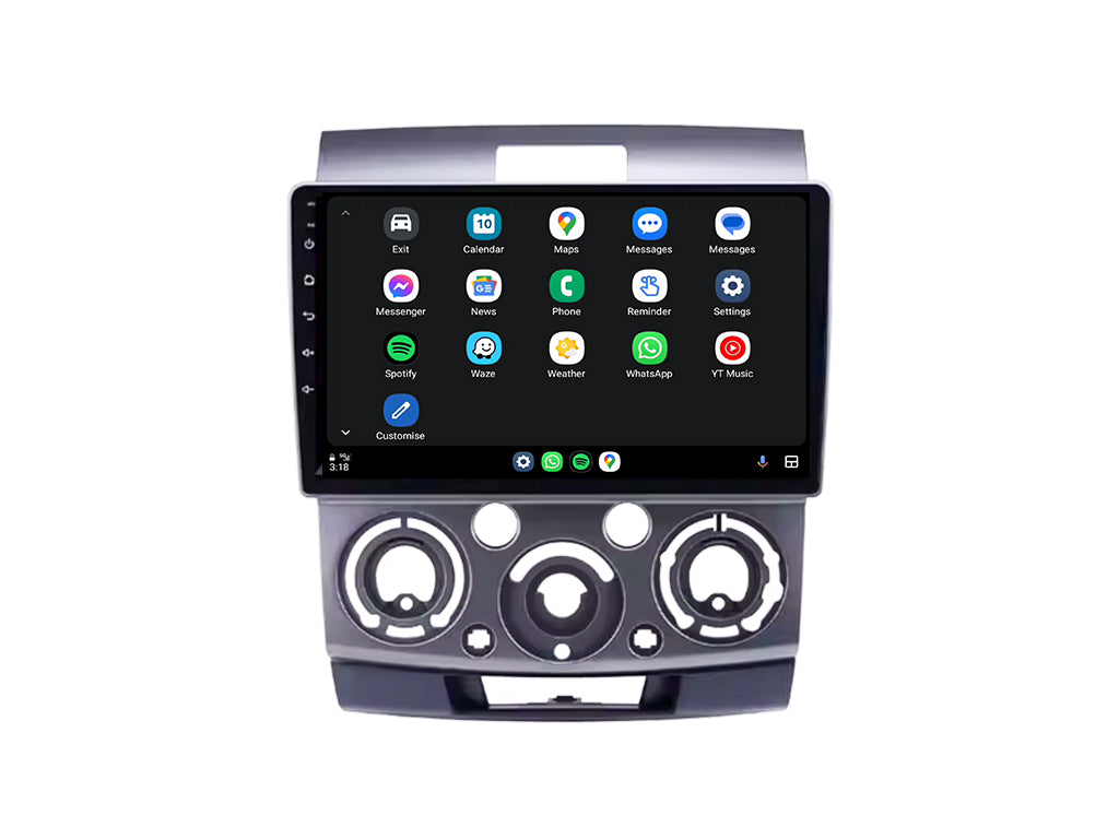 For Mazda BT-50 BT50 / Ford Ranger 2006 - 2010 CarPlay Android Auto Stereo