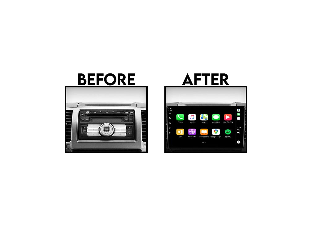 For 2006 - 2013 Nissan Navara Thai Build CarPlay Android Auto Stereo