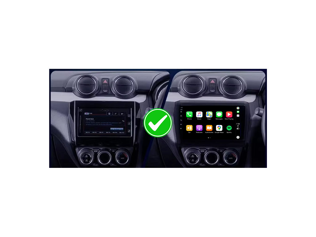 For 2017 - 2023 Suzuki Swift 9" CarPlay Android Auto Stereo
