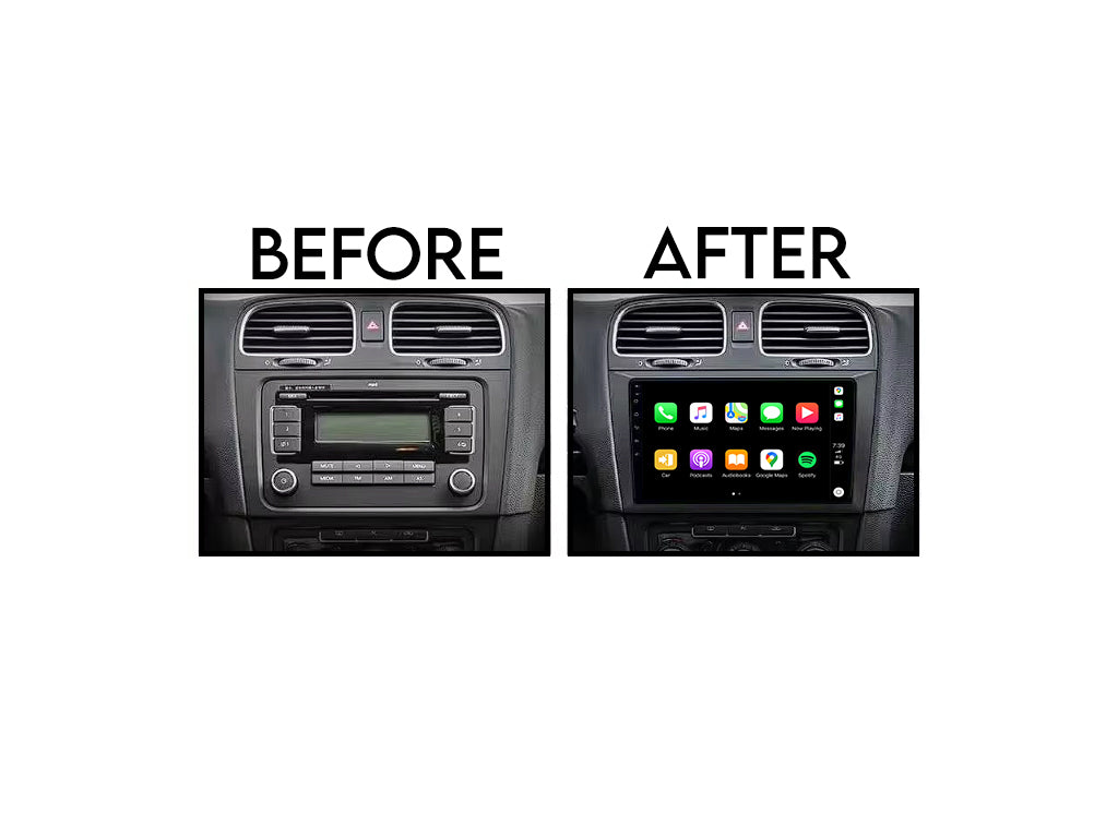 For 2008 - 2012 VW Golf MK6 9" CarPlay Android Auto Stereo