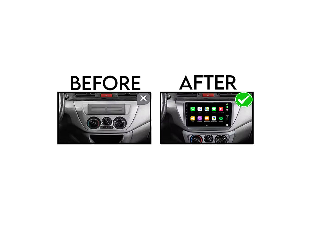 For 2006 - 2012 Mitsubishi Lancer IX 9" CarPlay Android Auto Stereo