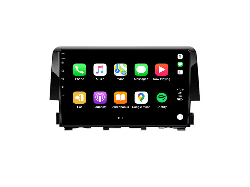 For 2016 - 2020 Honda Civic CarPlay Android Auto Stereo