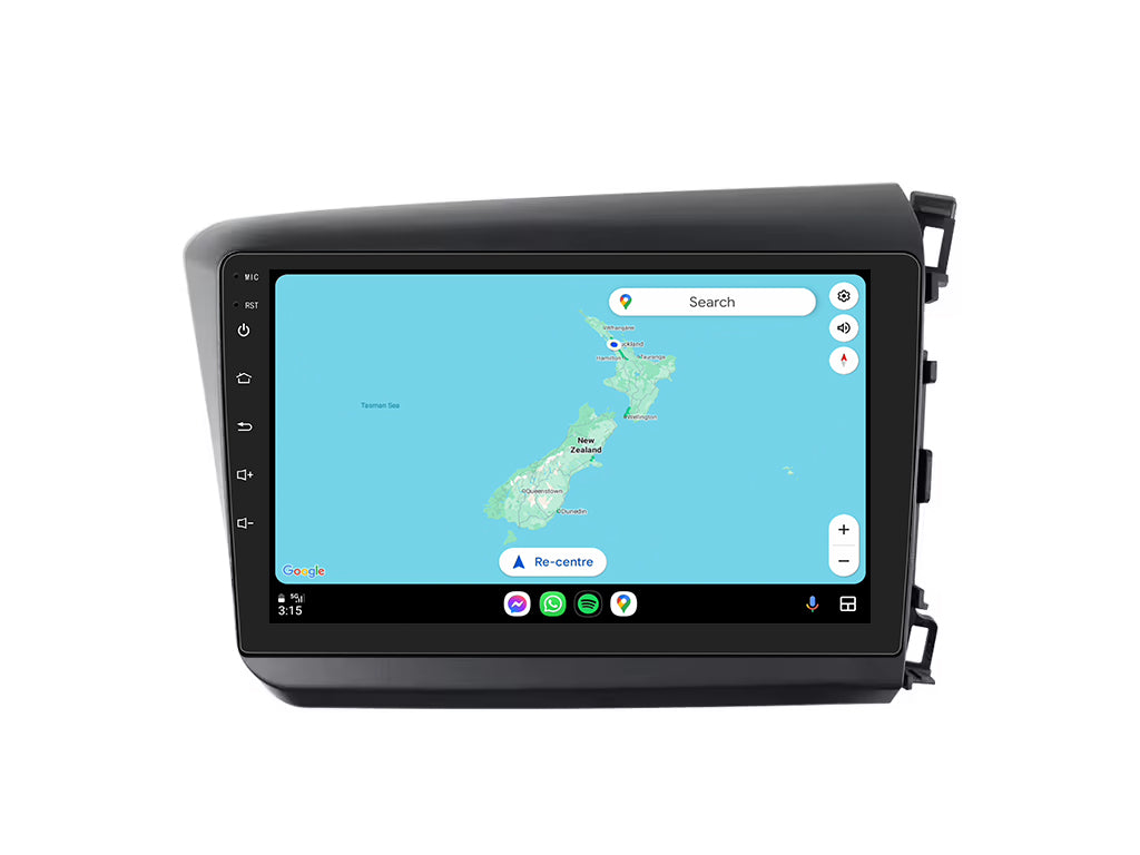 For 2012 - 2015 Honda Civic CarPlay Android Auto Stereo
