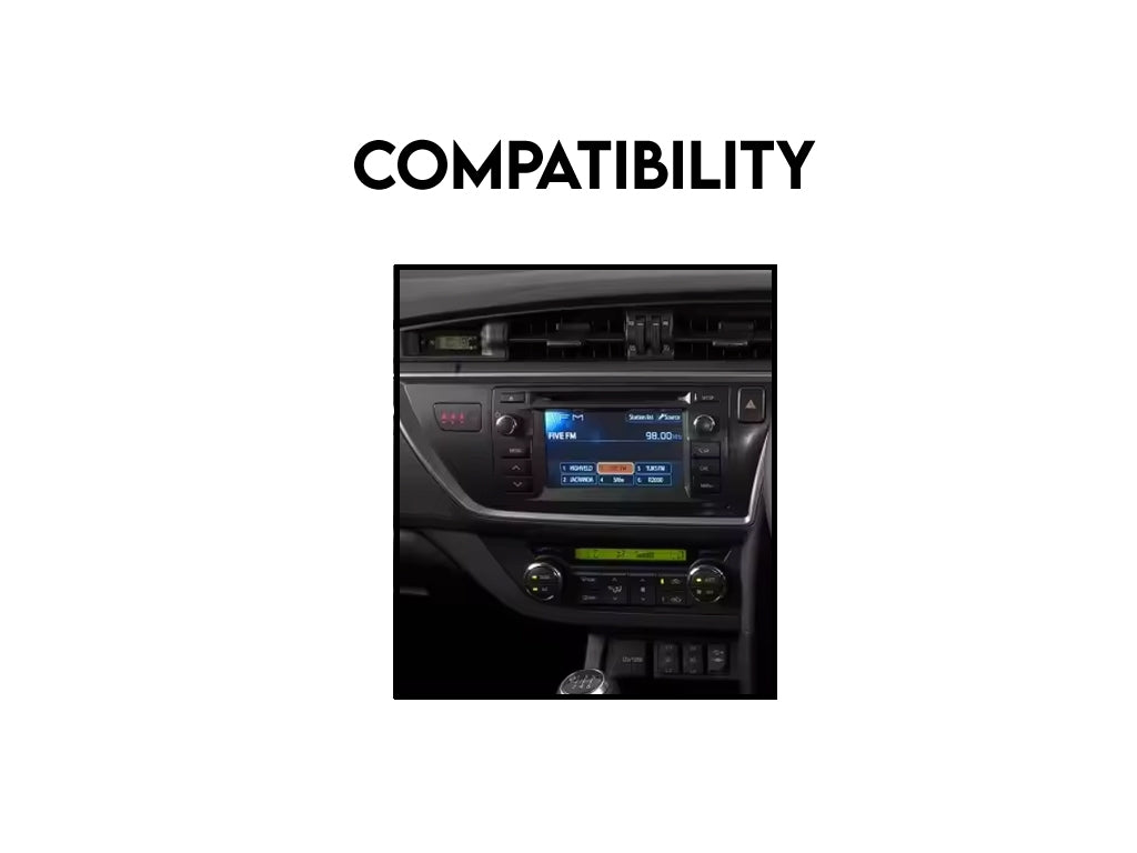 For 2012 - 2015 Toyota Auris / Corolla Wireless CarPlay Android Auto Headunit Set