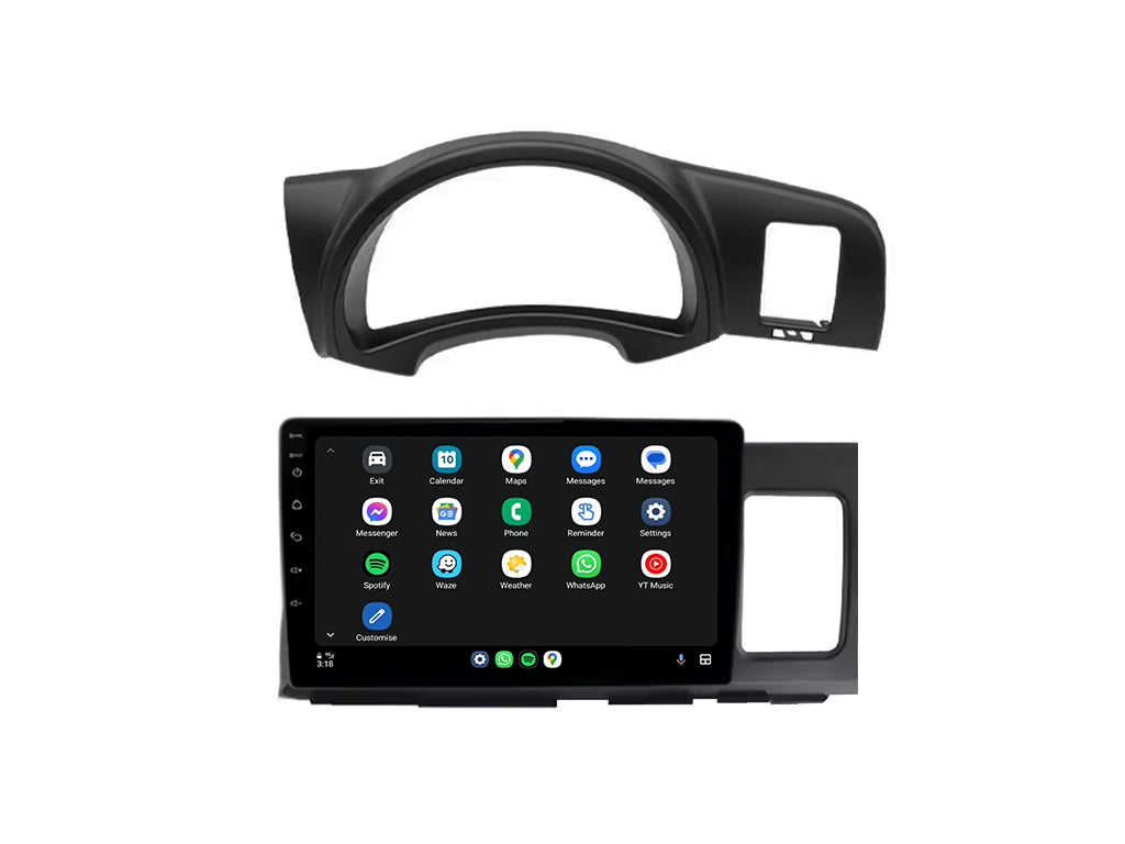 For 2003 - 2008 Toyota Wish 10.1" Wireless CarPlay Android Auto Headunit Set