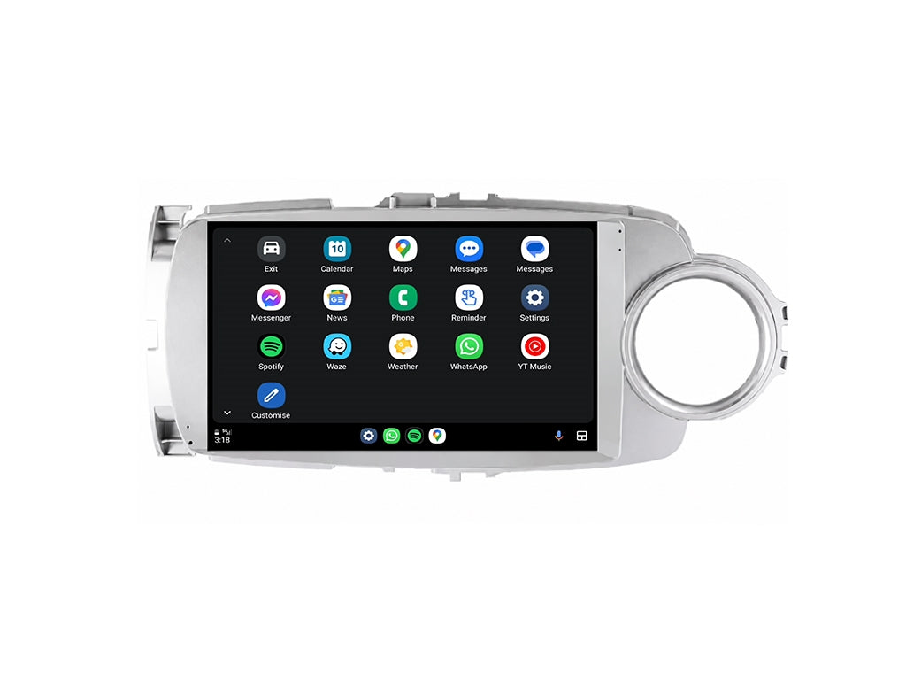 For 2012 - 2017 Toyota VITZ/Yaris CarPlay Android Auto Stereo