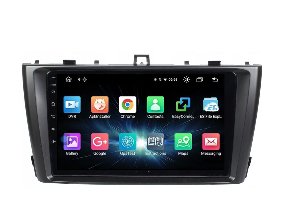 For 2008 - 2015 Toyota Avensis 9" Wireless CarPlay Android Auto - Black
