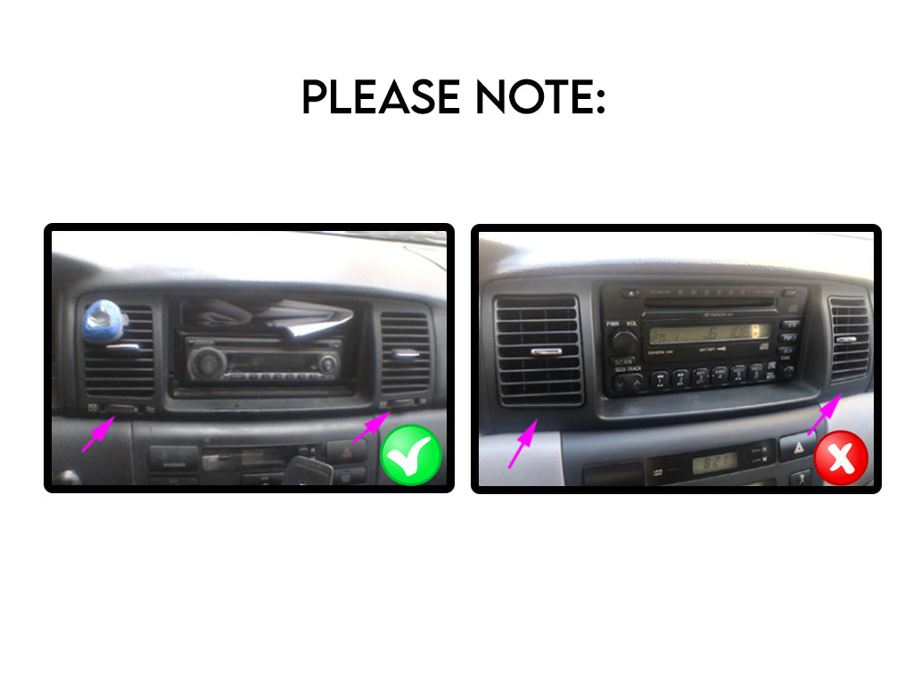 For 2000 - 2006 Toyota Corolla 9" Wireless CarPlay Android Auto Headunit (Seperate AC)