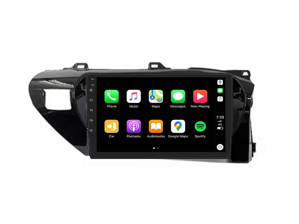 For Toyota Hilux 2016 - 2022 Wireless CarPlay Android Auto Headunit Set