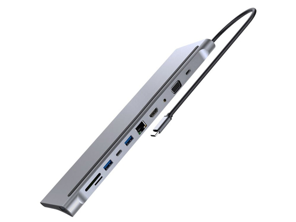 Type-C USB Dock Hub Stand 11 in 1