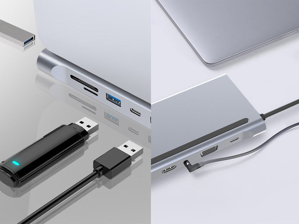 Type-C USB Dock Hub Stand 11 in 1