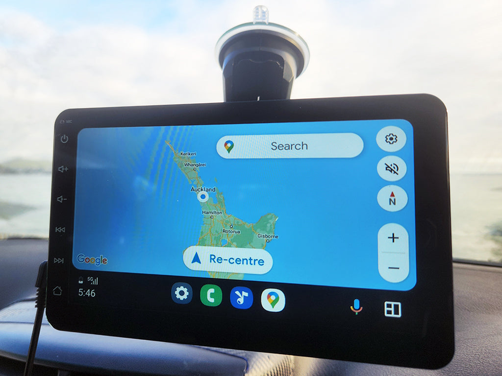 7" Portable Wireless CarPlay Android Auto Nav Unit