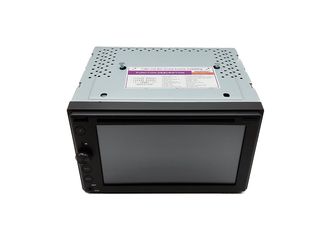 6.2" 2-Din CD/DVD Car Stereo - Wireless CarPlay & Android Auto, NZ FM Radio, Reversing Camera Ready