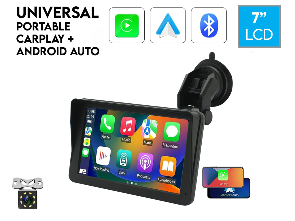 7" Universal CarPlay Android Auto Navigation Unit