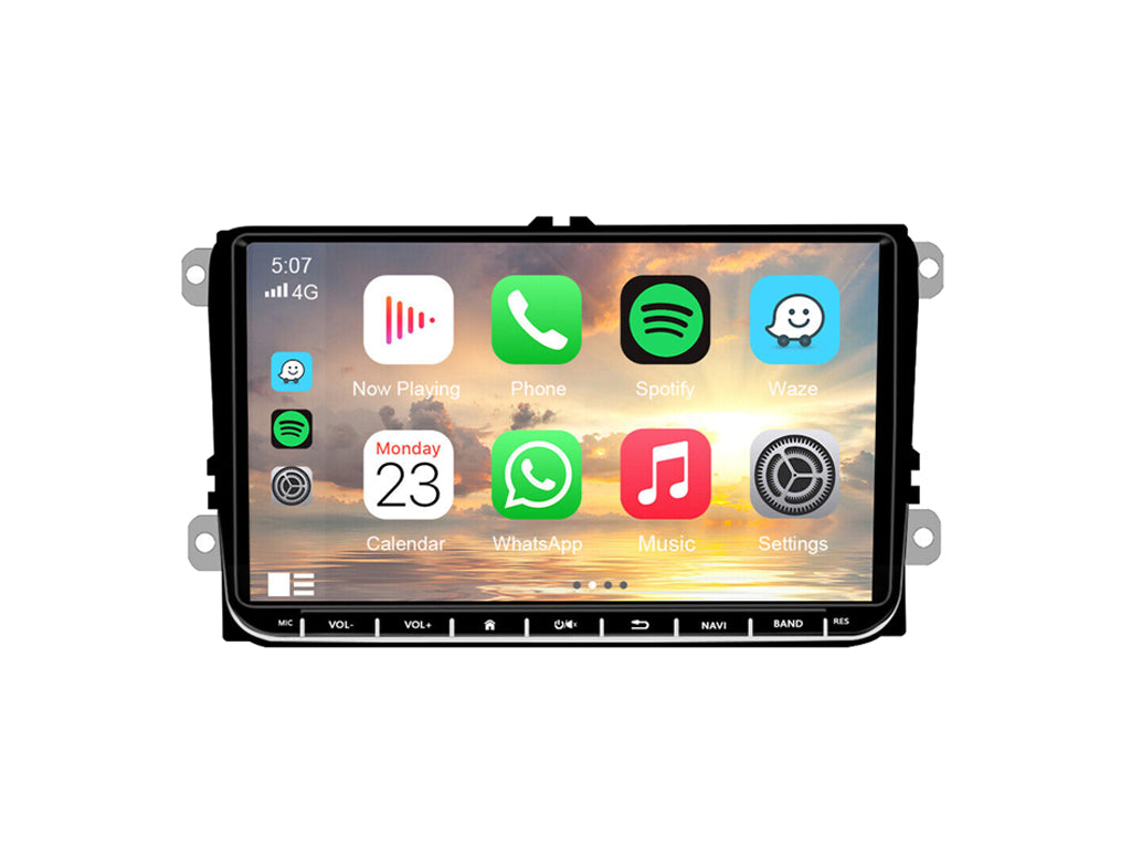 For VW 9" Android Car Stereo CarPlay Android Auto 2GB Ram 64GB Rom
