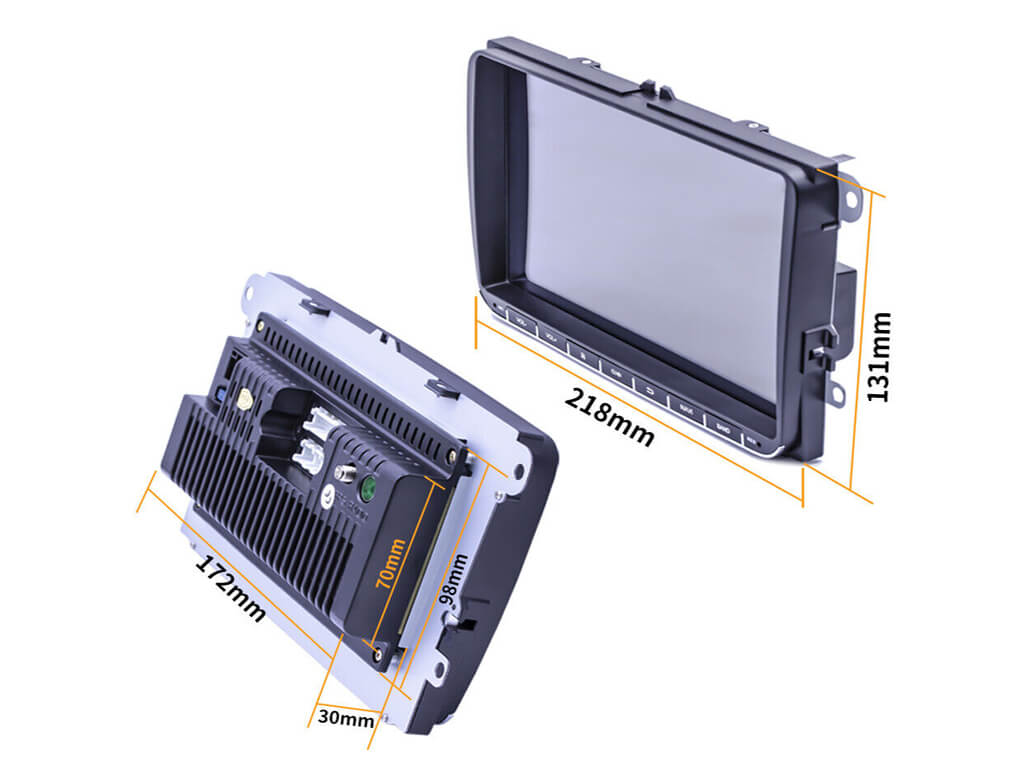 For VW 9" Android Car Stereo CarPlay Android Auto 2GB Ram 64GB Rom