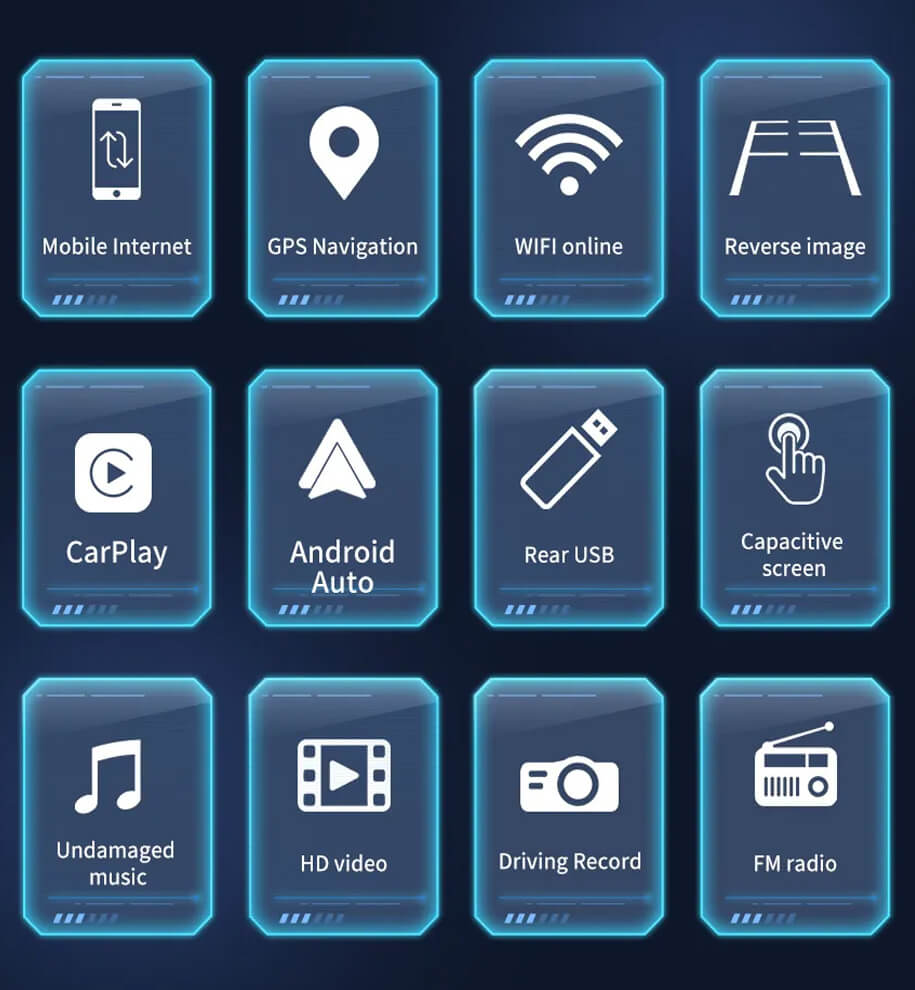 For VW 9" Android Car Stereo CarPlay Android Auto 2GB Ram 64GB Rom