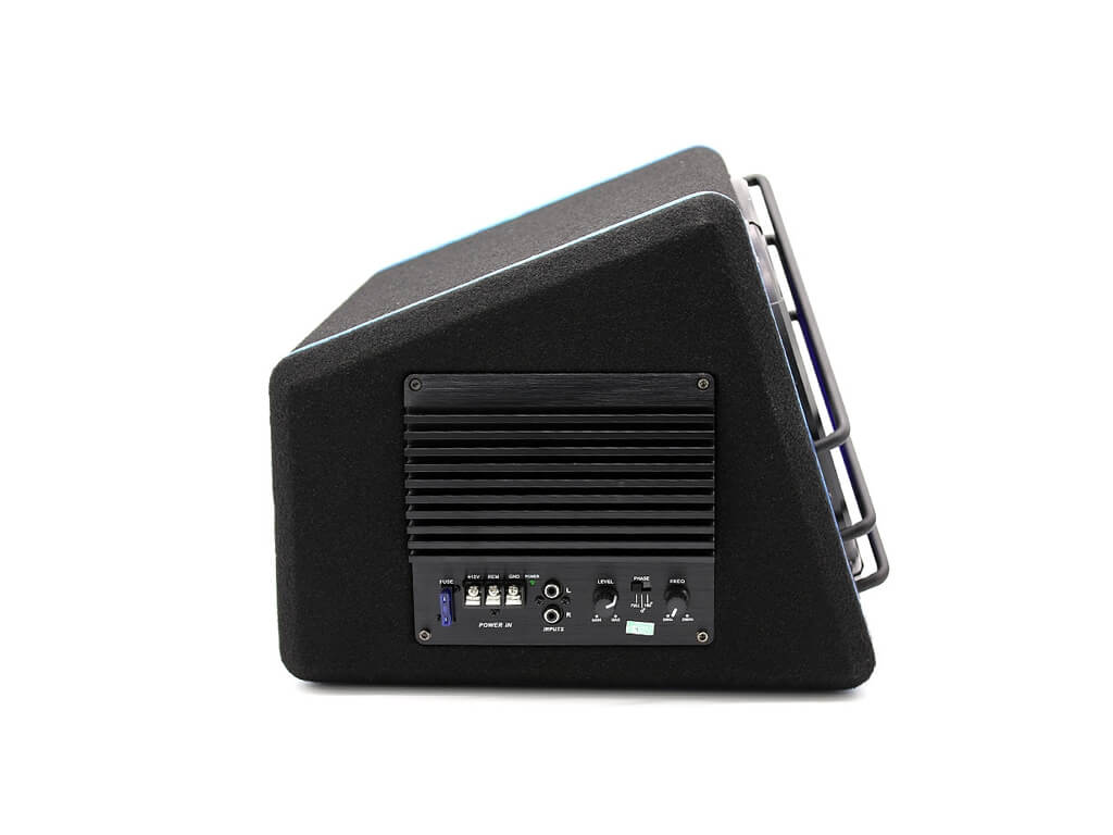 10" 1200W Active Boxed Sub with Amplifier - Purple