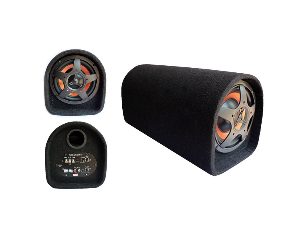 10” 600W Tube Boxed Active Sub with Amplifier