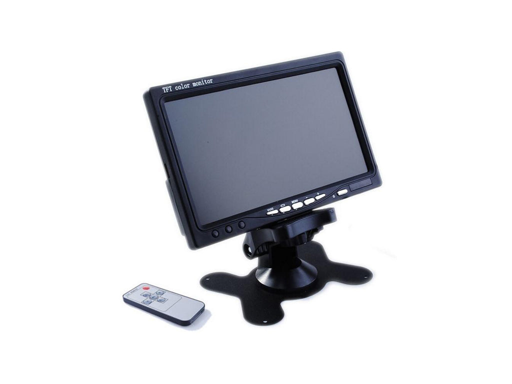 7" Vehicle Monitor 12V-36V Dual AV Inputs