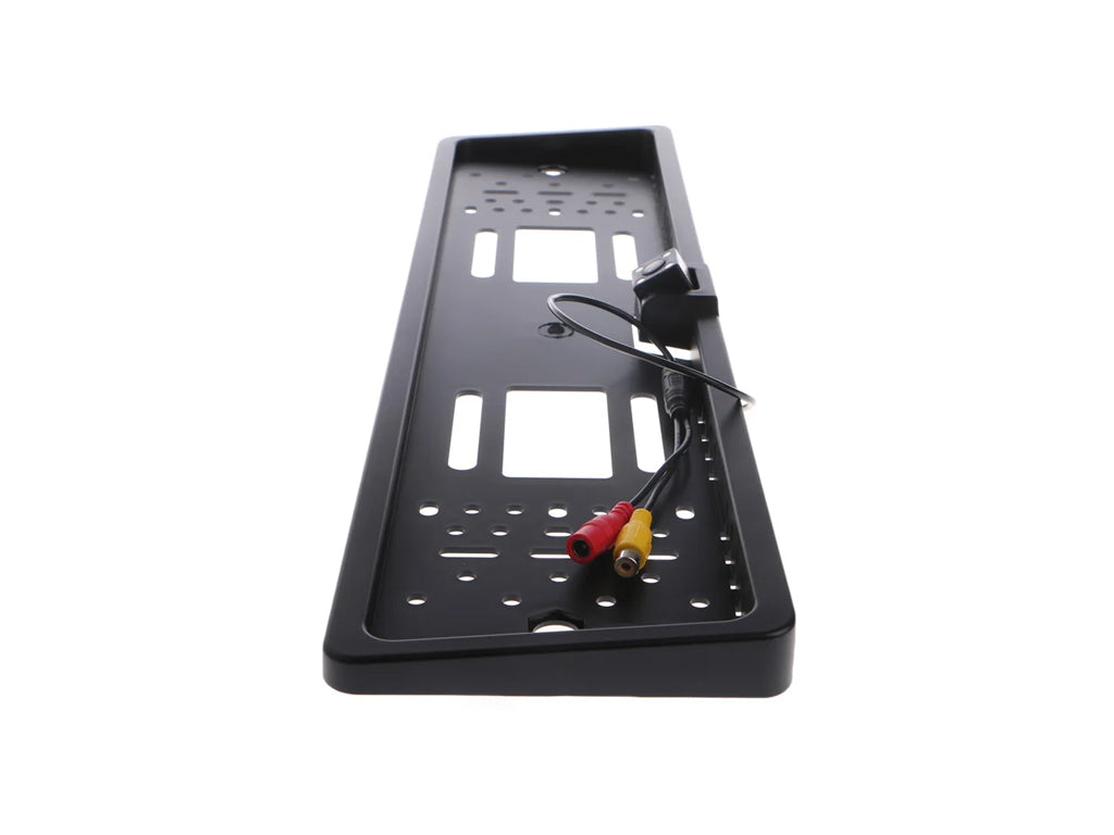 European Plate Holder with 12V 4 LED Reversing Camera