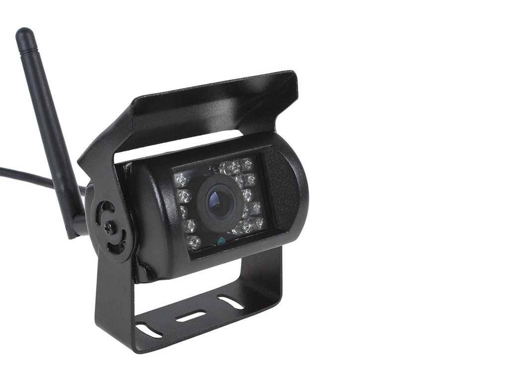 7" Wireless Monitor 12-24V and 18 LED Truck Bus Wireless Camera Kit - Cigarette Plug