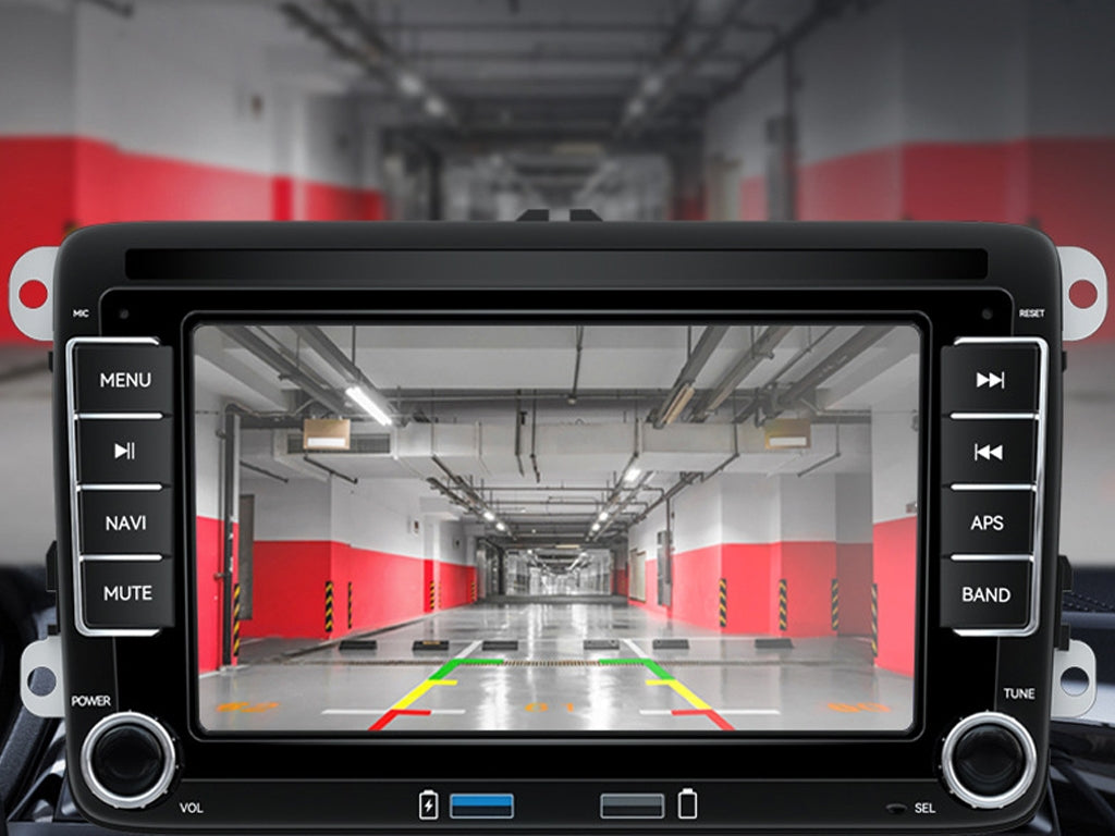 7" For VW Wireless CarPlay Android Auto + Microphone and External Fan