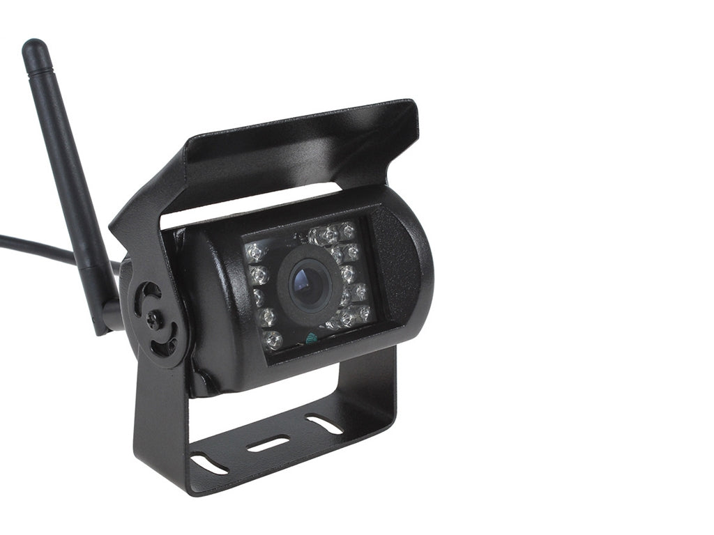 7" Wireless Monitor 12-24V and 18 LED Truck Bus Camera Kit - Hard-Wire