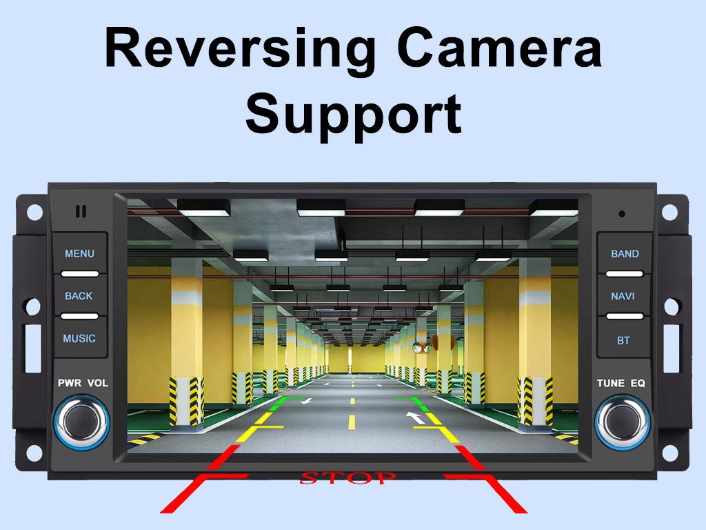 For Jeep Universal 7"  Wireless CarPlay Android Auto Headunit