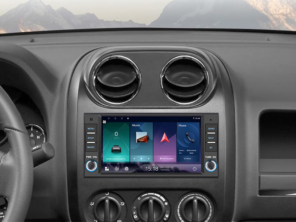 For Jeep Universal 7"  Wireless CarPlay Android Auto Headunit