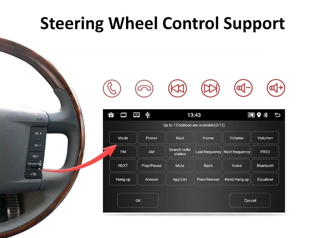 For VW Touareg 2004 - 2010 CarPlay Android Auto Head Unit