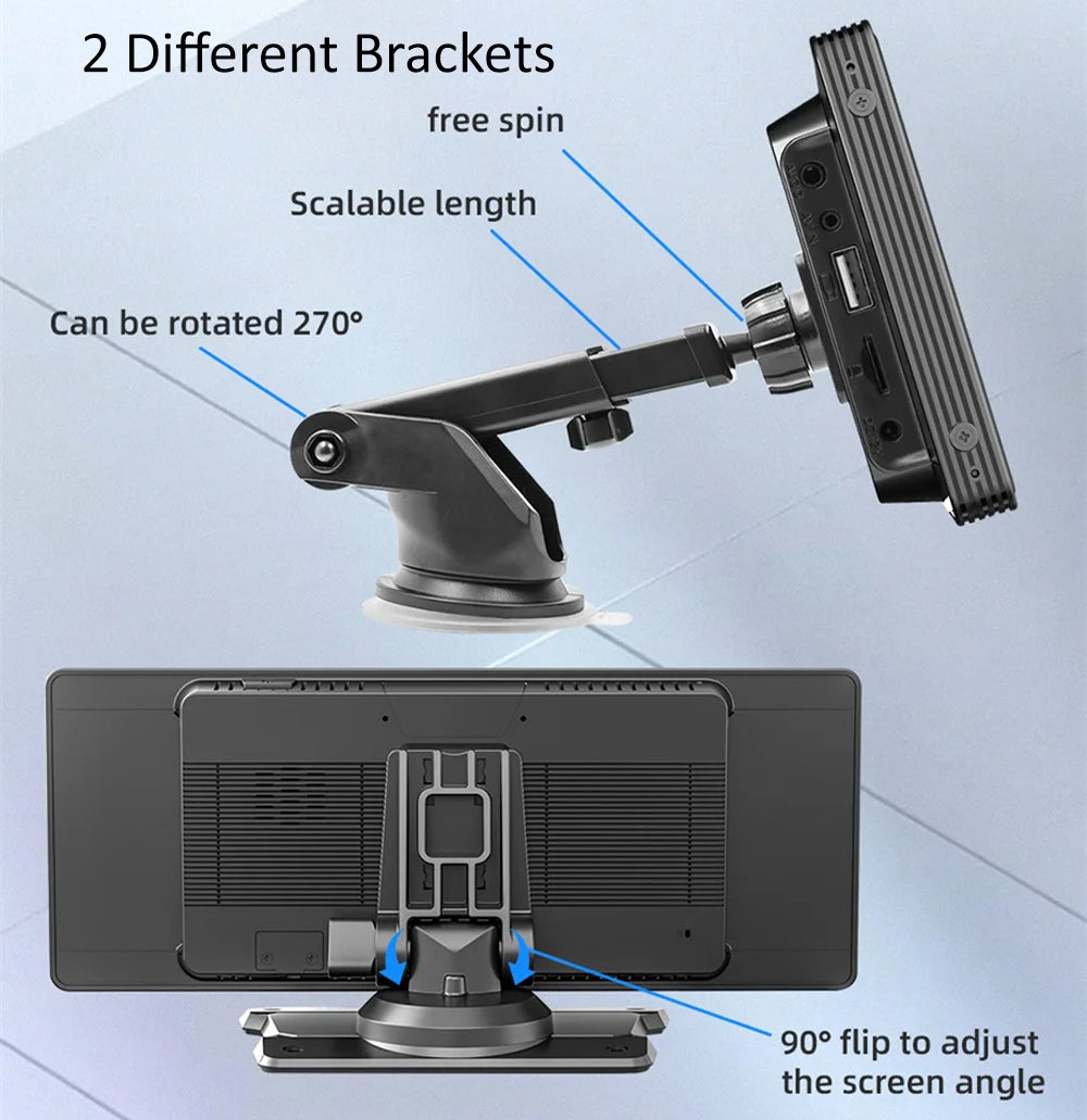 10.26" Portable CarPlay Android Auto Monitor