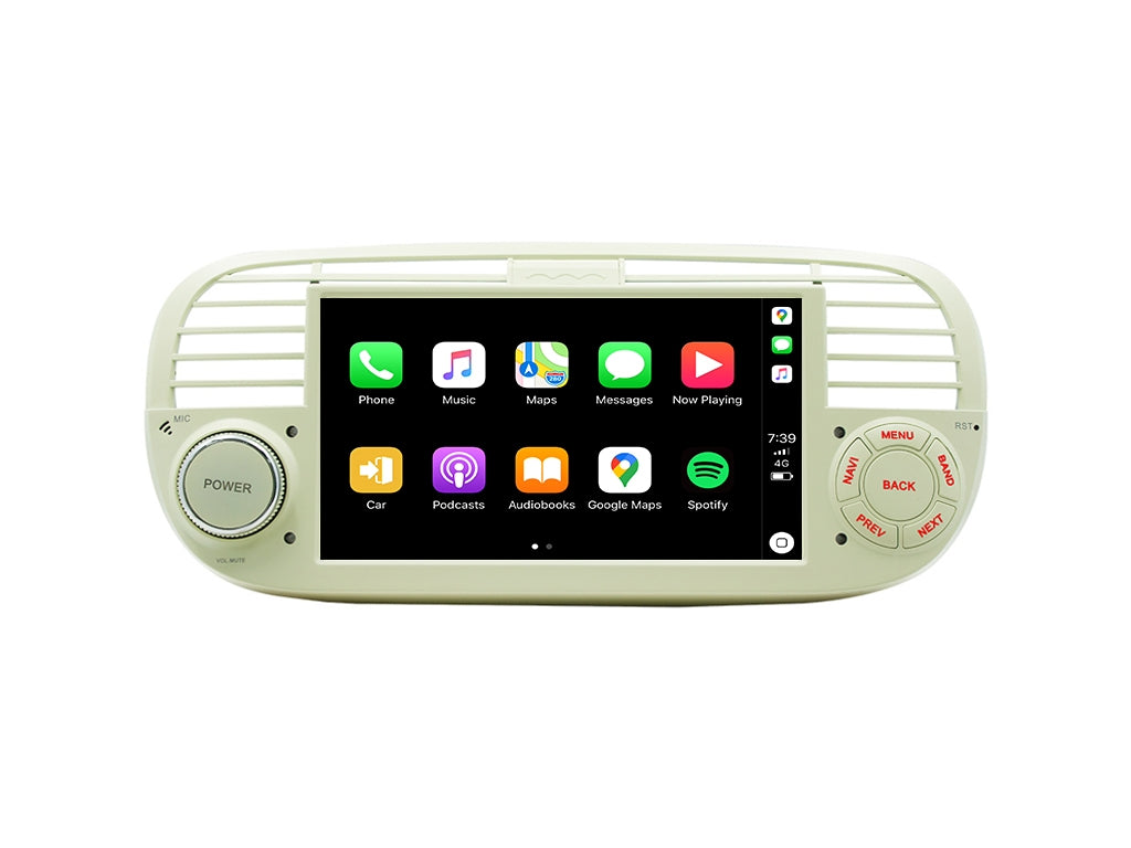 7" Android Head Unit for Fiat 500 2007-2015 CarPlay Android Auto