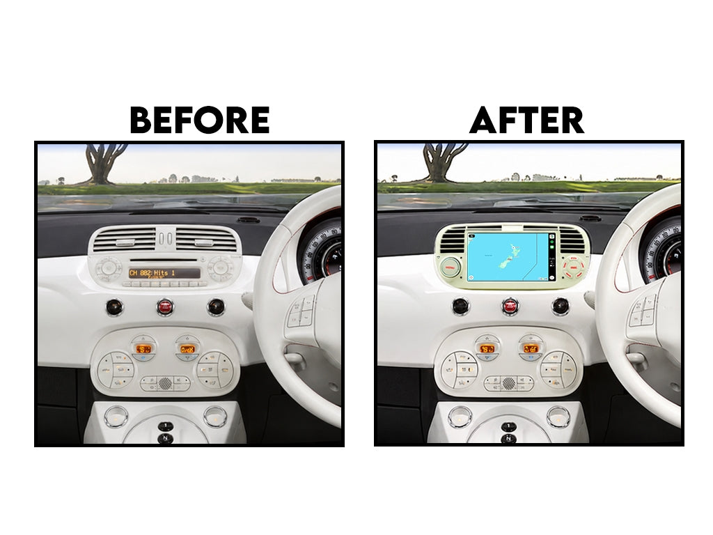 7" Android Head Unit for Fiat 500 2007-2015 CarPlay Android Auto
