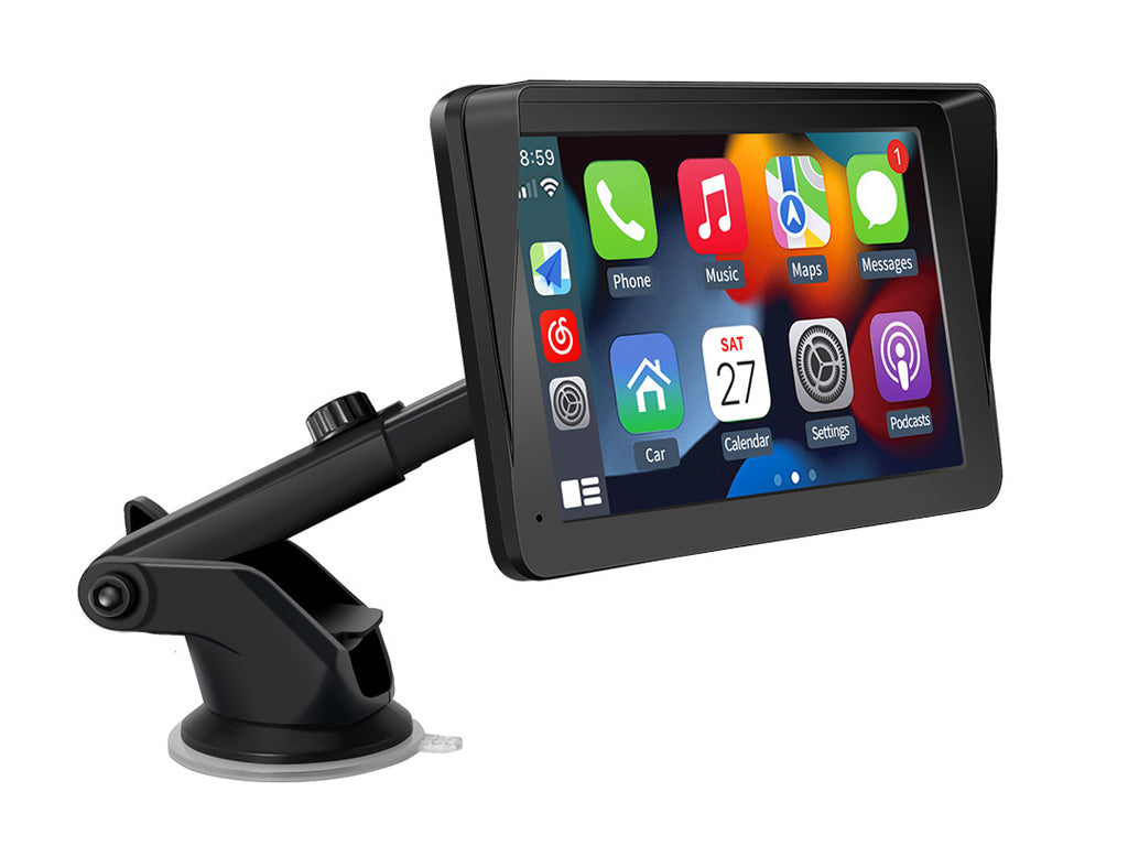 7" Universal CarPlay Android Auto Monitor Screen - Type-C Port