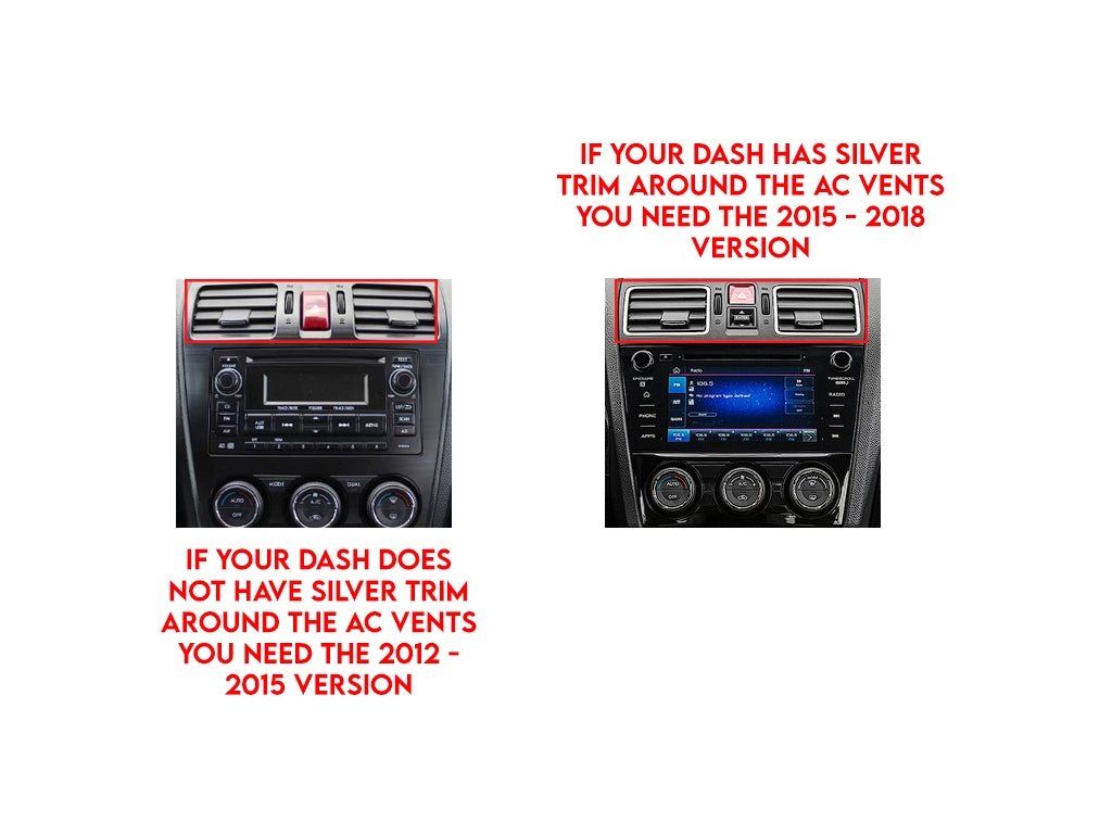 For 2012 - 2015 Subaru Impreza Forester WRX XV Levorg CarPlay Android Auto