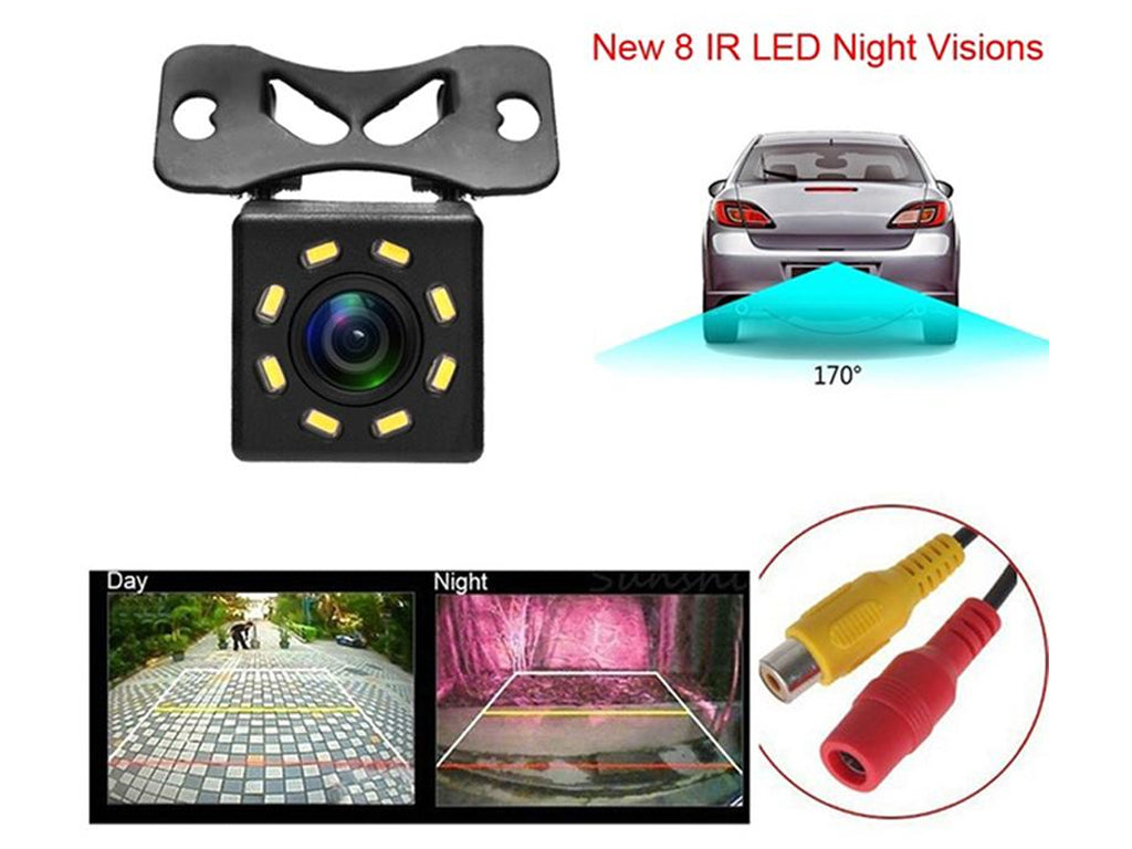 12V 8 LED Car Reversing Camera