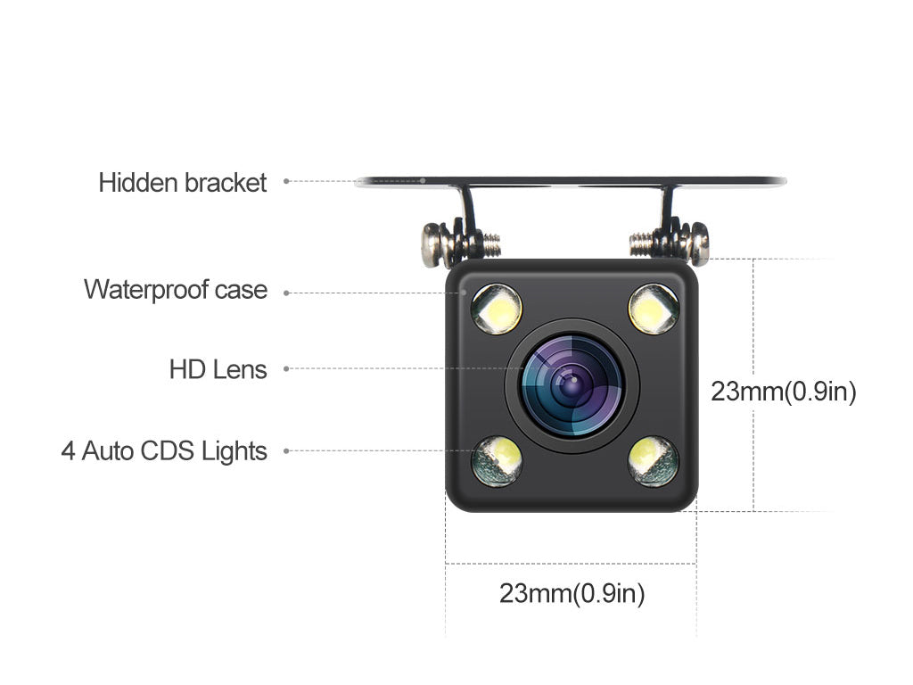 12V 4 LED Car Reversing Camera