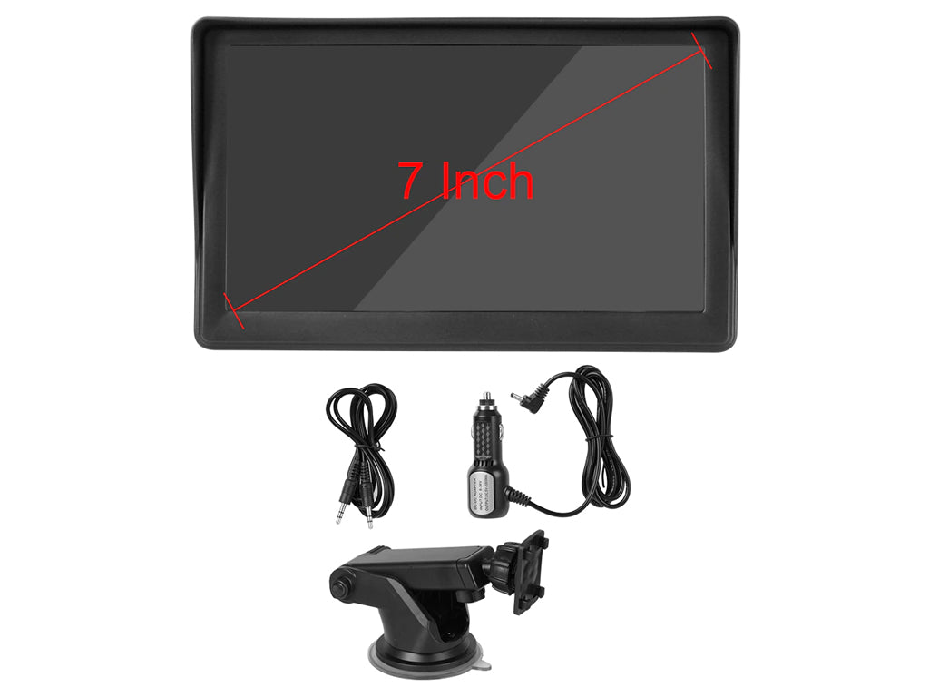 7" Portable Wireless CarPlay Android Auto Nav Unit