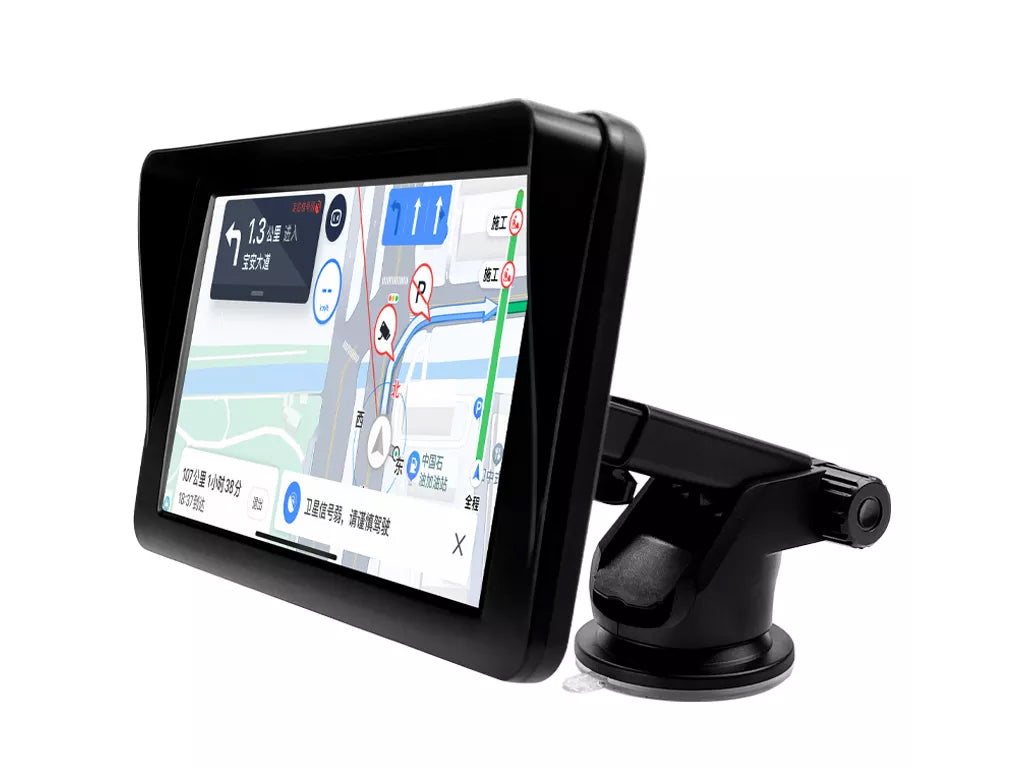 7" Portable Wireless CarPlay Android Auto Nav Unit
