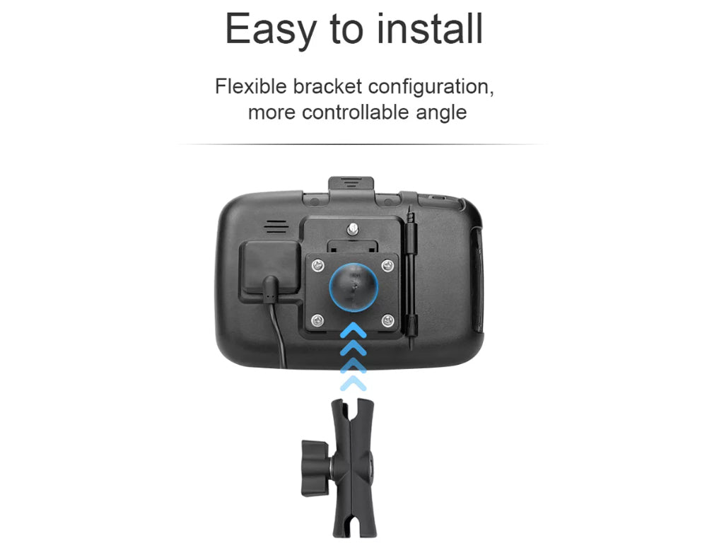 5" Motorbike Waterproof Portable CarPlay Android Auto Nav Unit