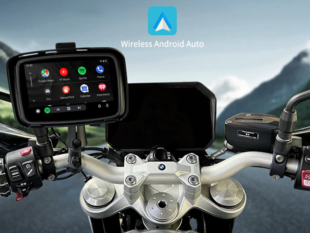 5" Motorbike Waterproof Portable CarPlay Android Auto Nav Unit