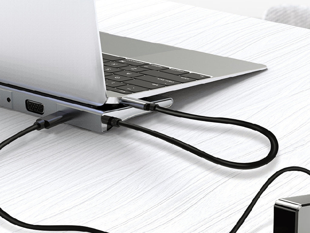 Type-C USB Hub Stand - 12 in 1 - HDMI/DP/VGA