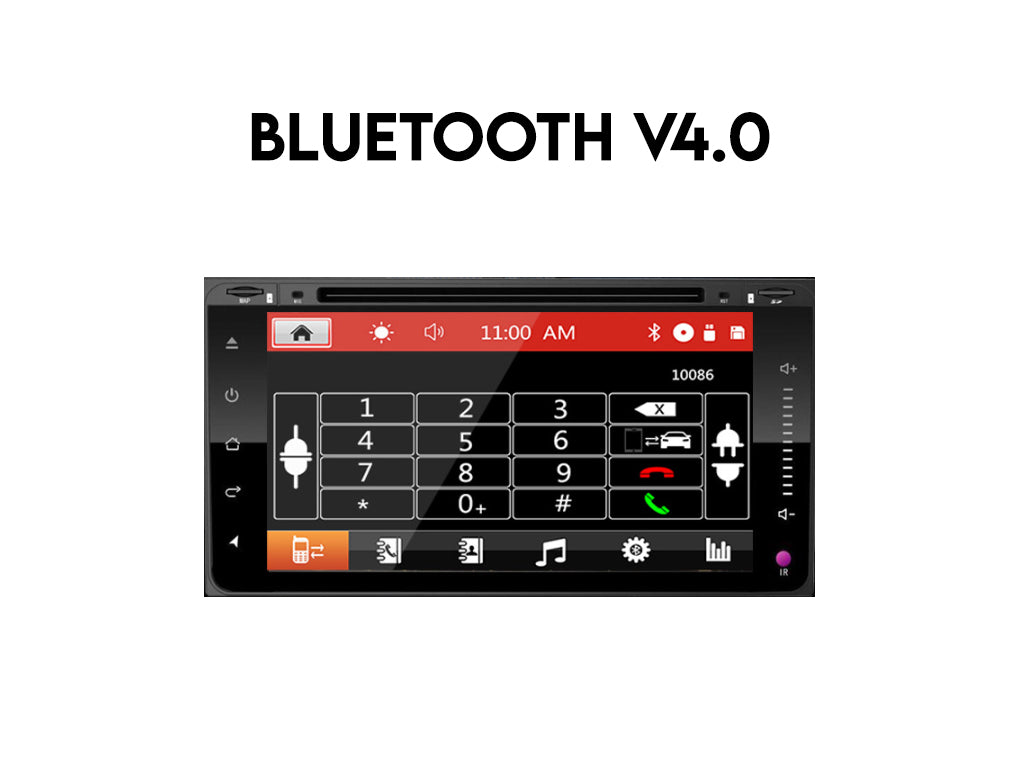 6.95" For Toyota Bluetooth CD DVD Player